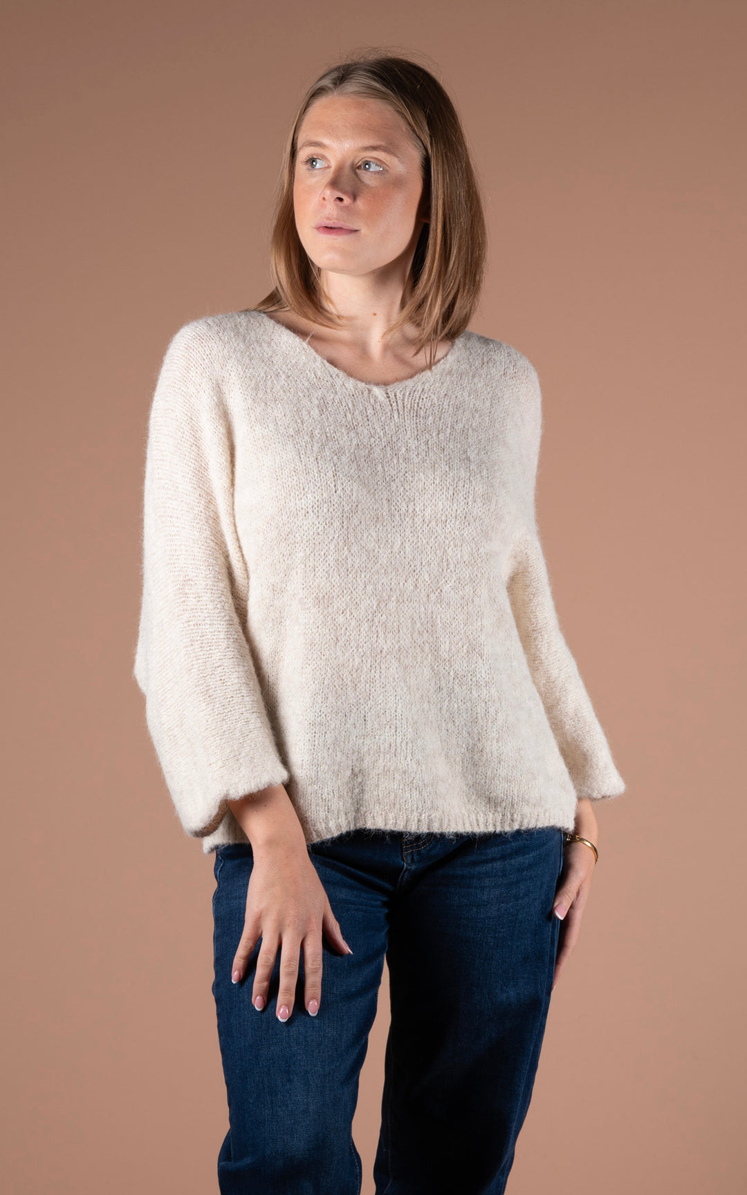 Maple Basic Knit | Cream