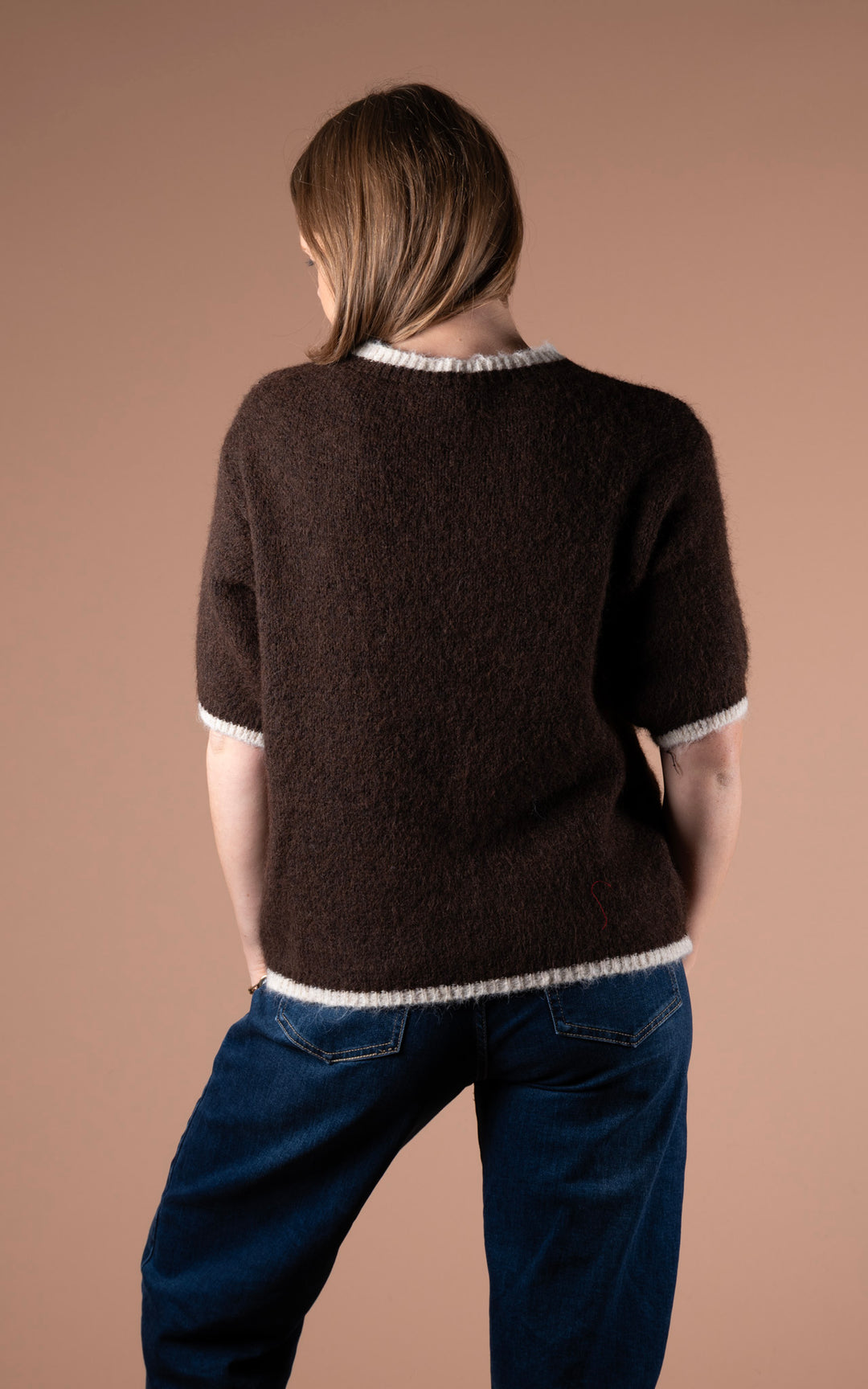 Maple Contrast Knit | Chocolate