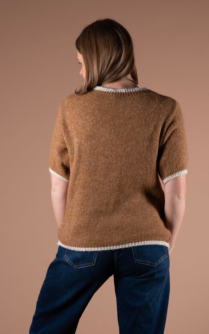 Maple Contrast Knit | Gold
