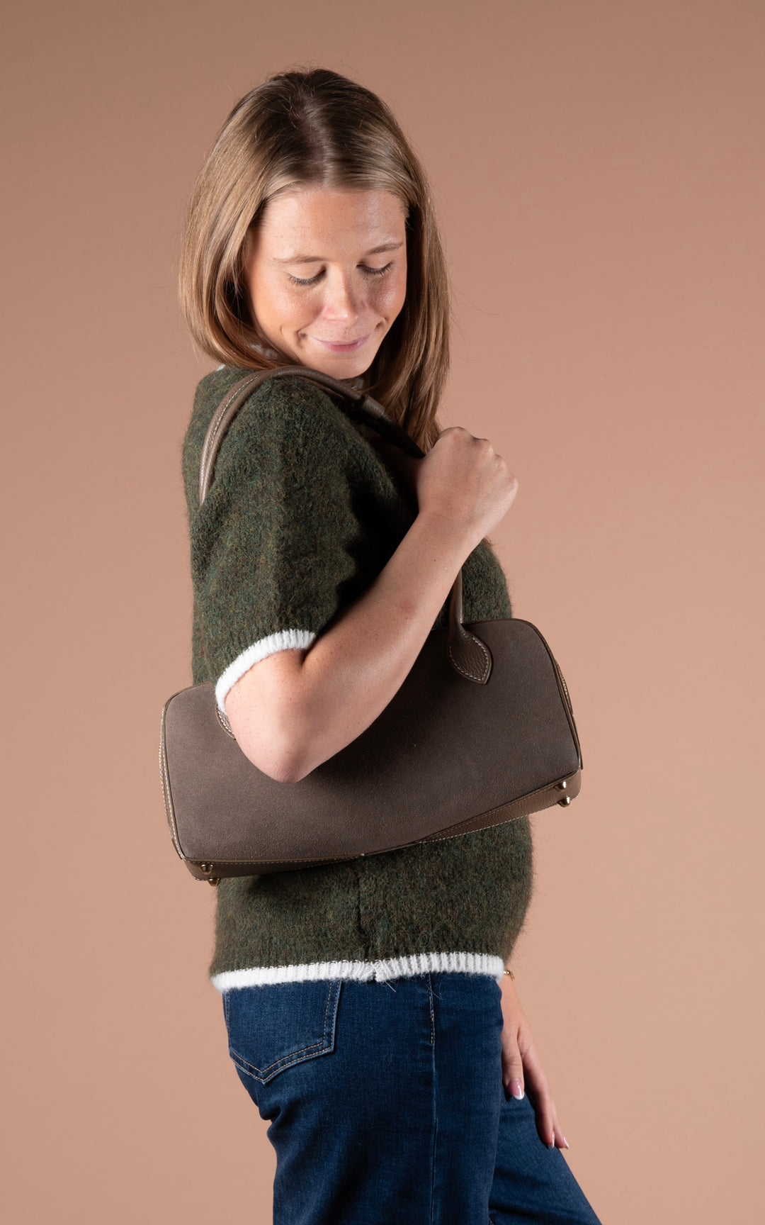 Maple Contrast Knit | Khaki