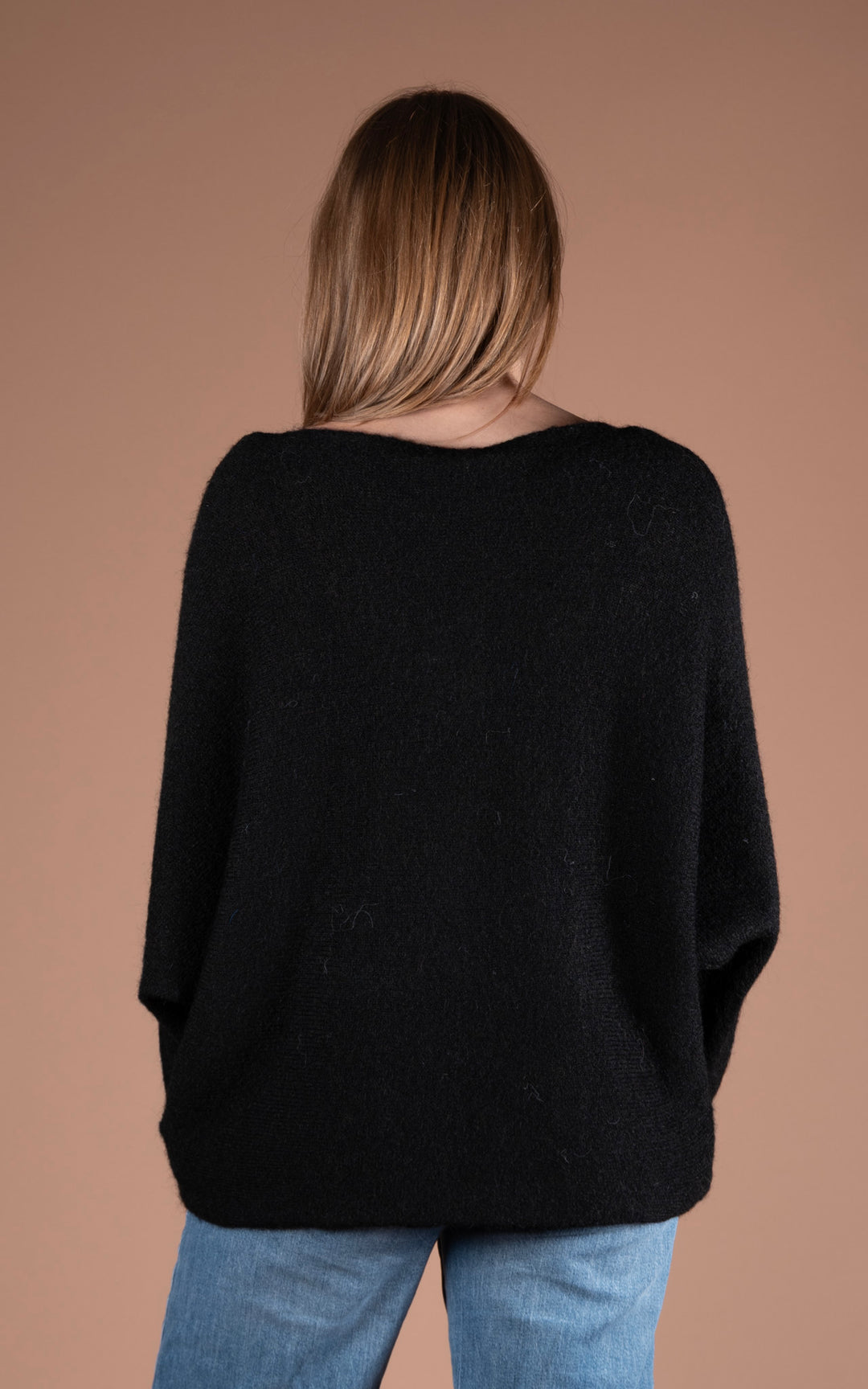 Maple Crossover Knit | Black