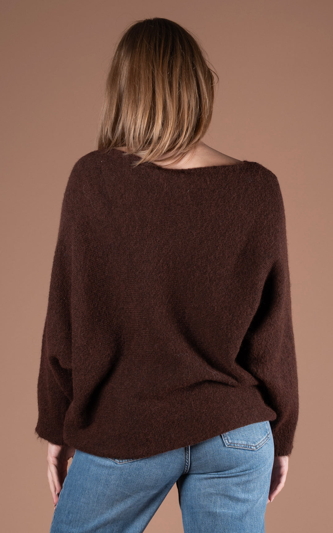 Maple Crossover Knit | Chocolate