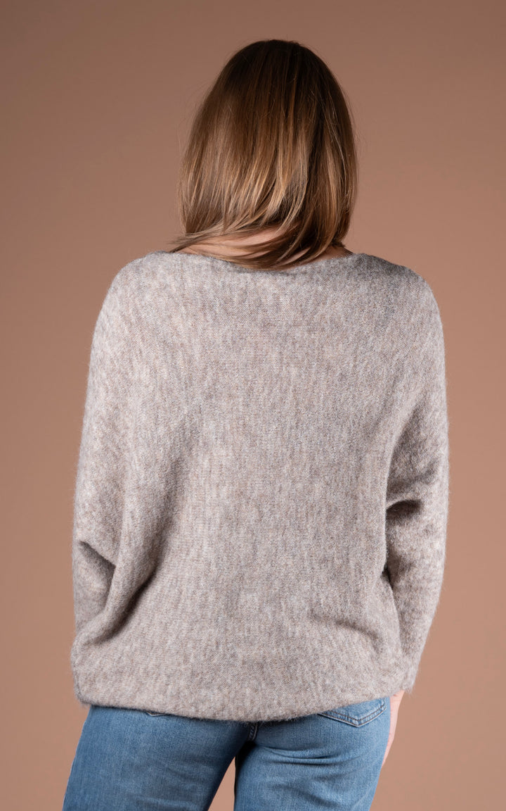 Maple Crossover Knit | Oat