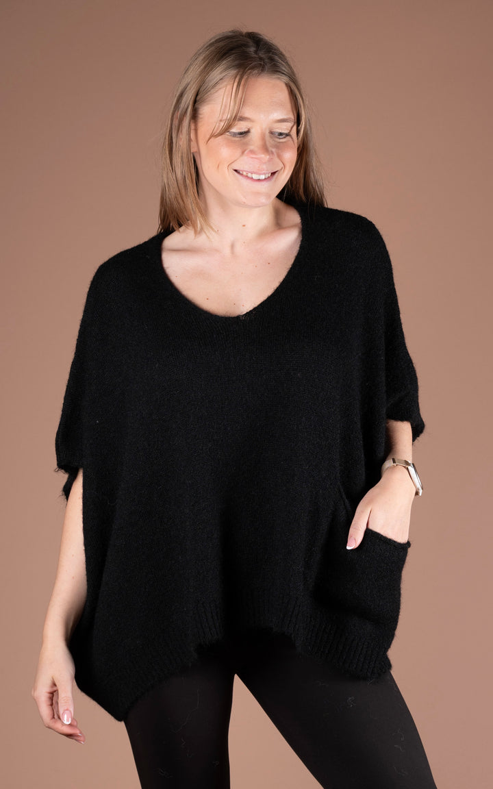 Maple Pocket Jumper | Black