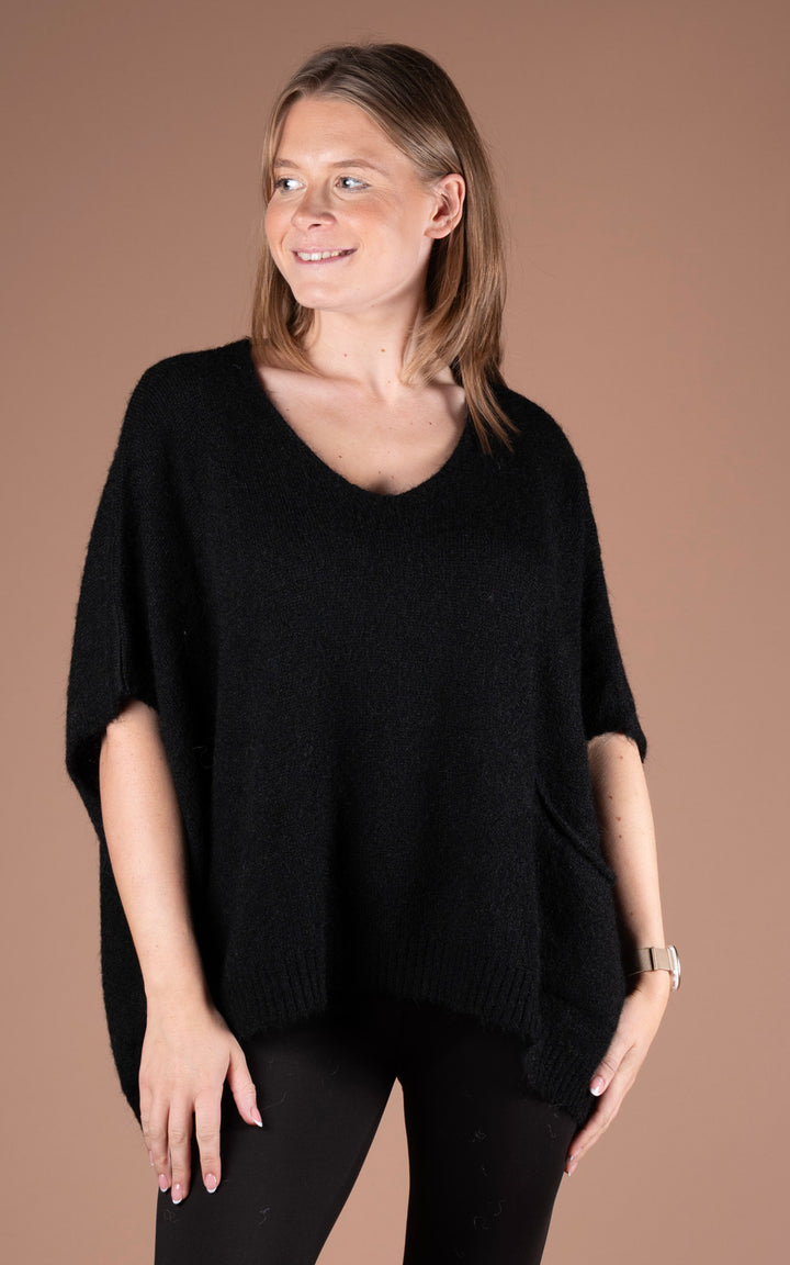 Maple Pocket Jumper | Black