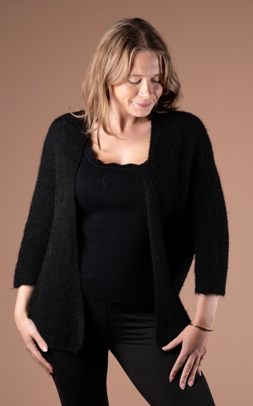 Maple Slouch Cardigan | Black