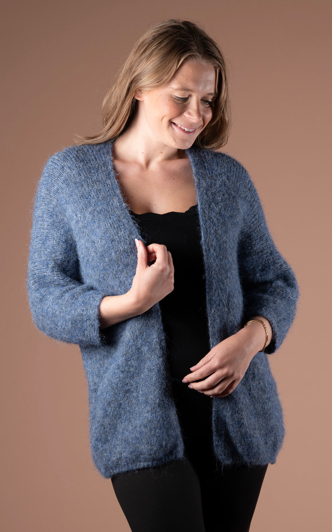 Maple Slouch Cardigan | Denim