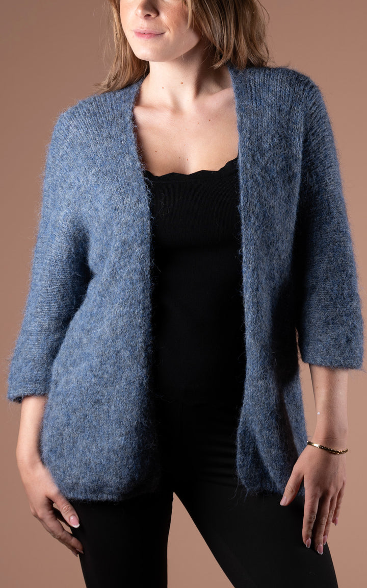 Maple Slouch Cardigan | Denim