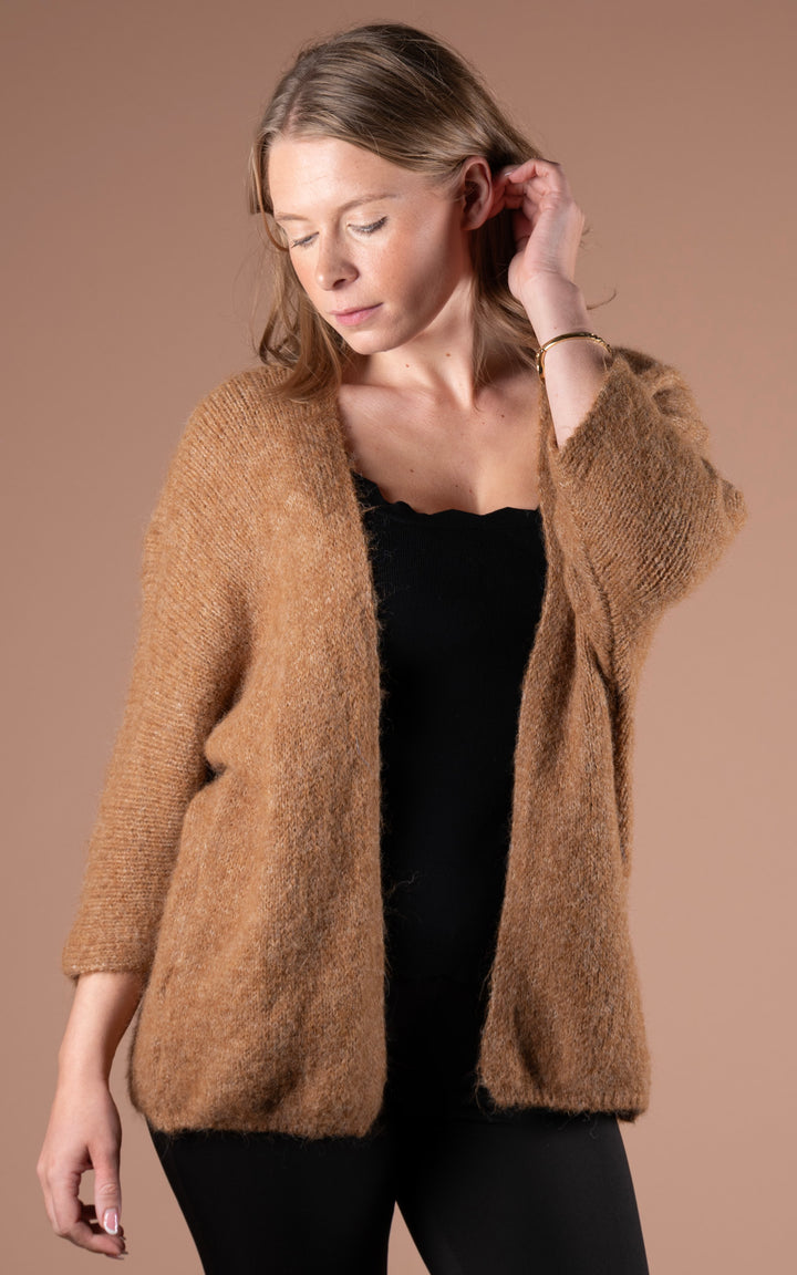 Maple Slouch Cardigan | Gold