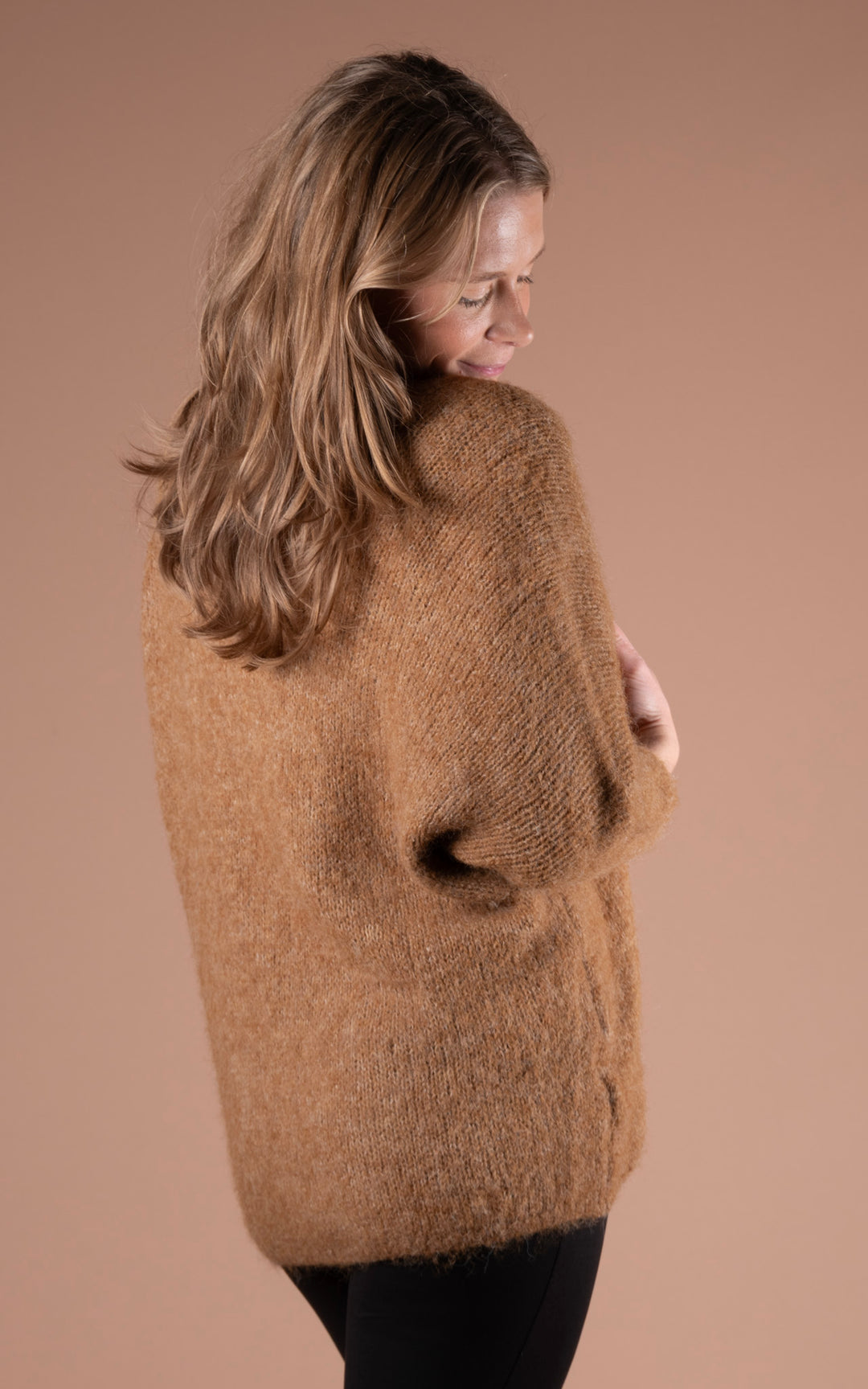 Maple Slouch Cardigan | Gold