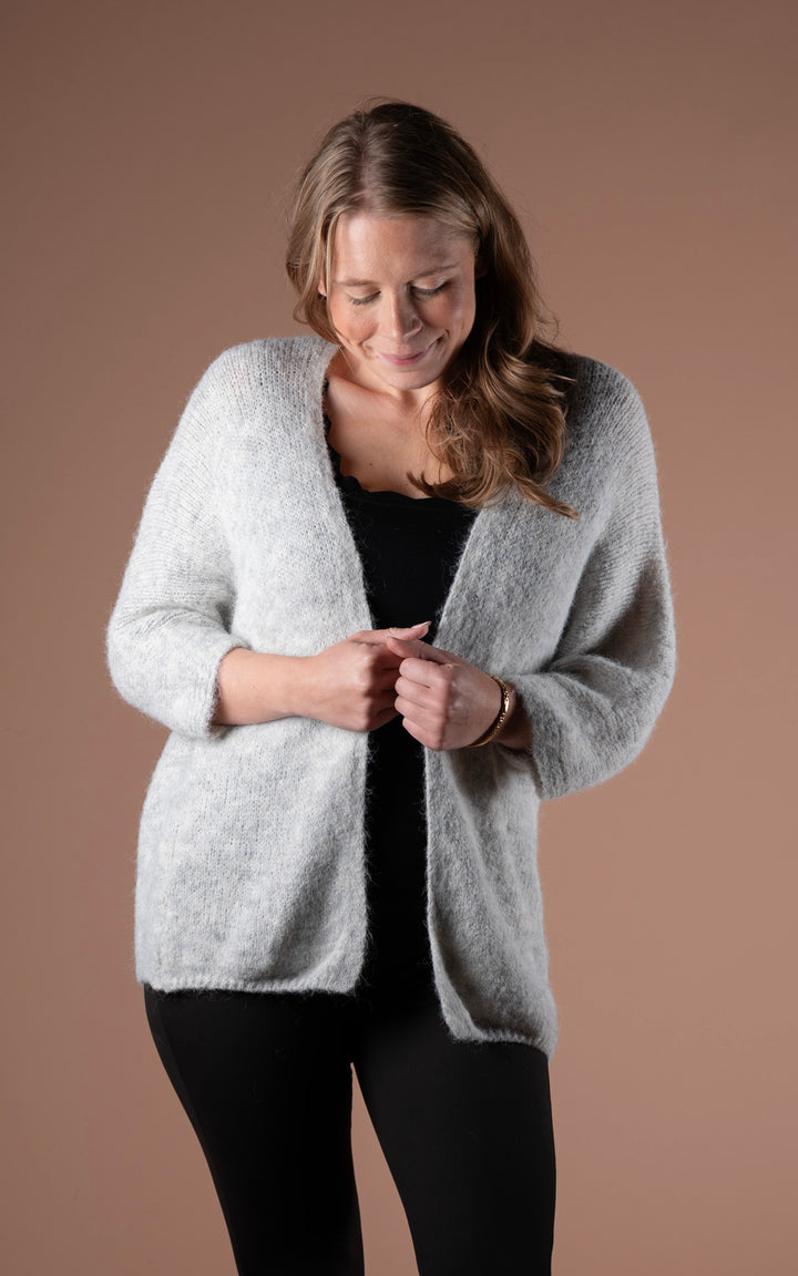 Maple Slouch Cardigan | Grey