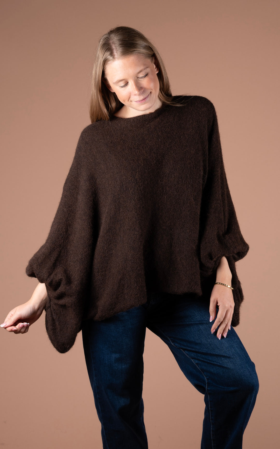Maple Slouchy Batwing | Chocolate