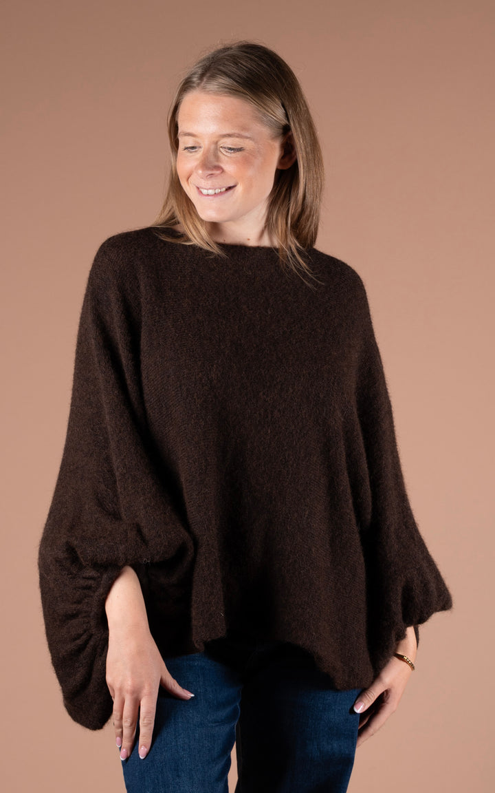 Maple Slouchy Batwing | Chocolate