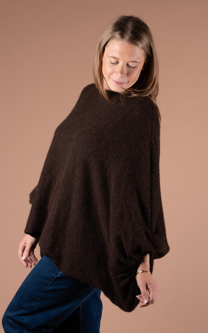 Maple Slouchy Batwing | Chocolate