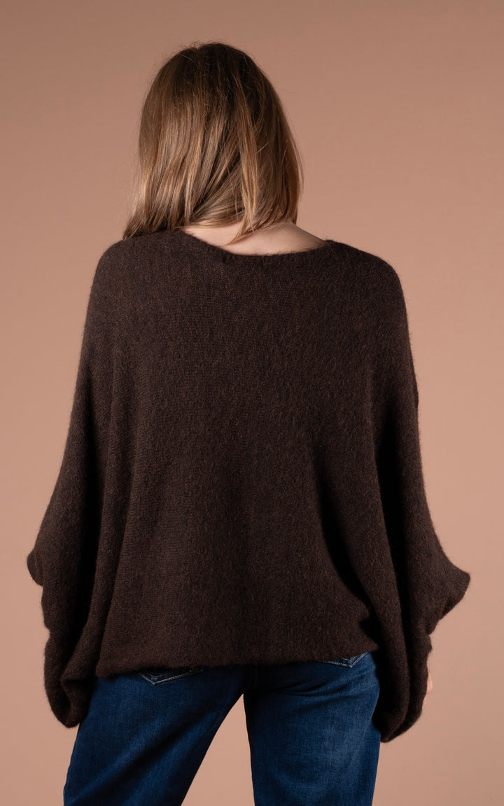 Maple Slouchy Batwing | Chocolate