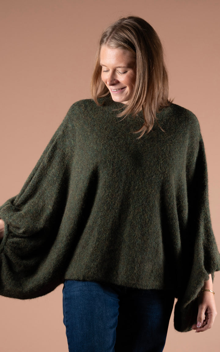 Maple Slouchy Batwing | Khaki