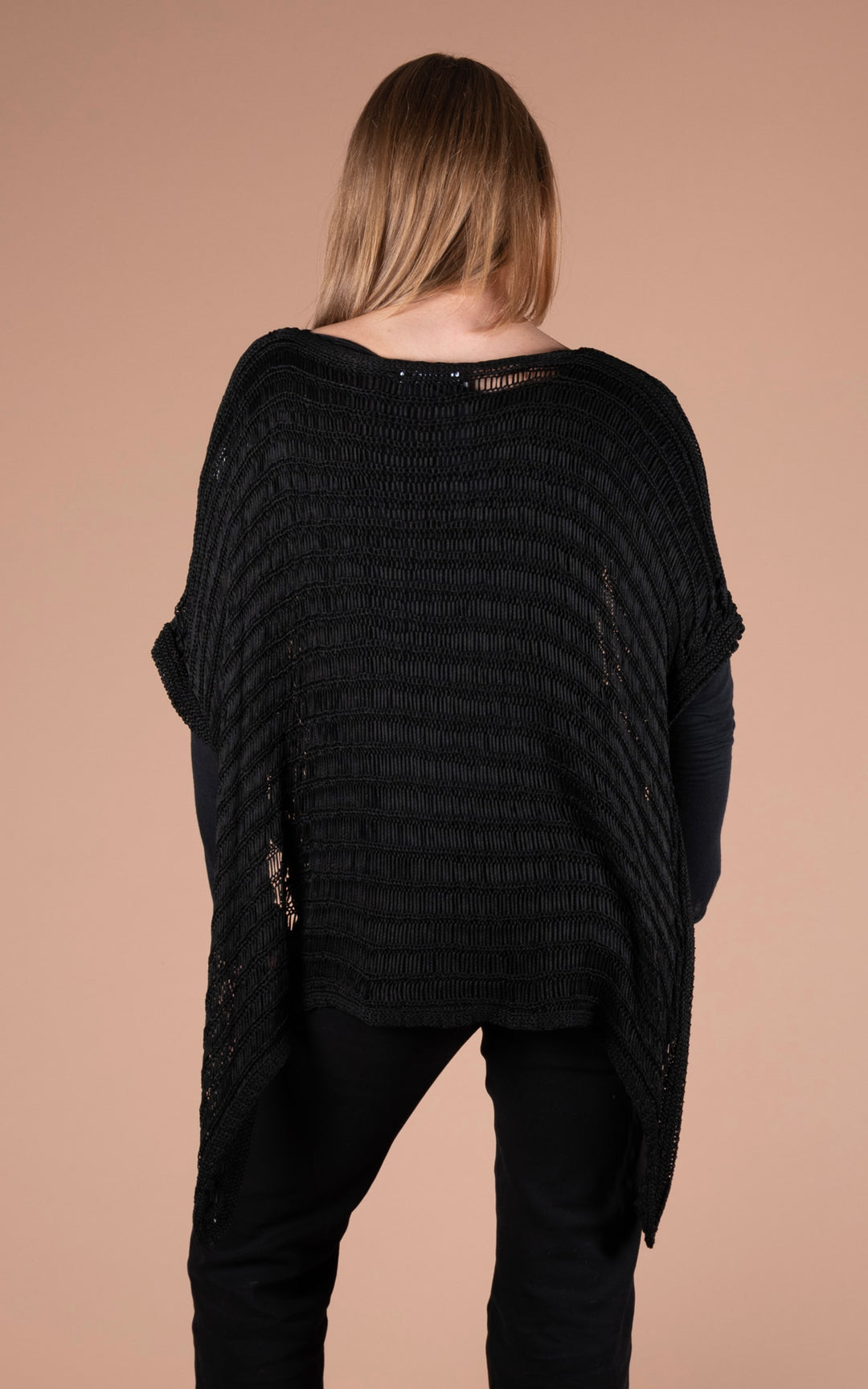 Margot Crochet Top | Black