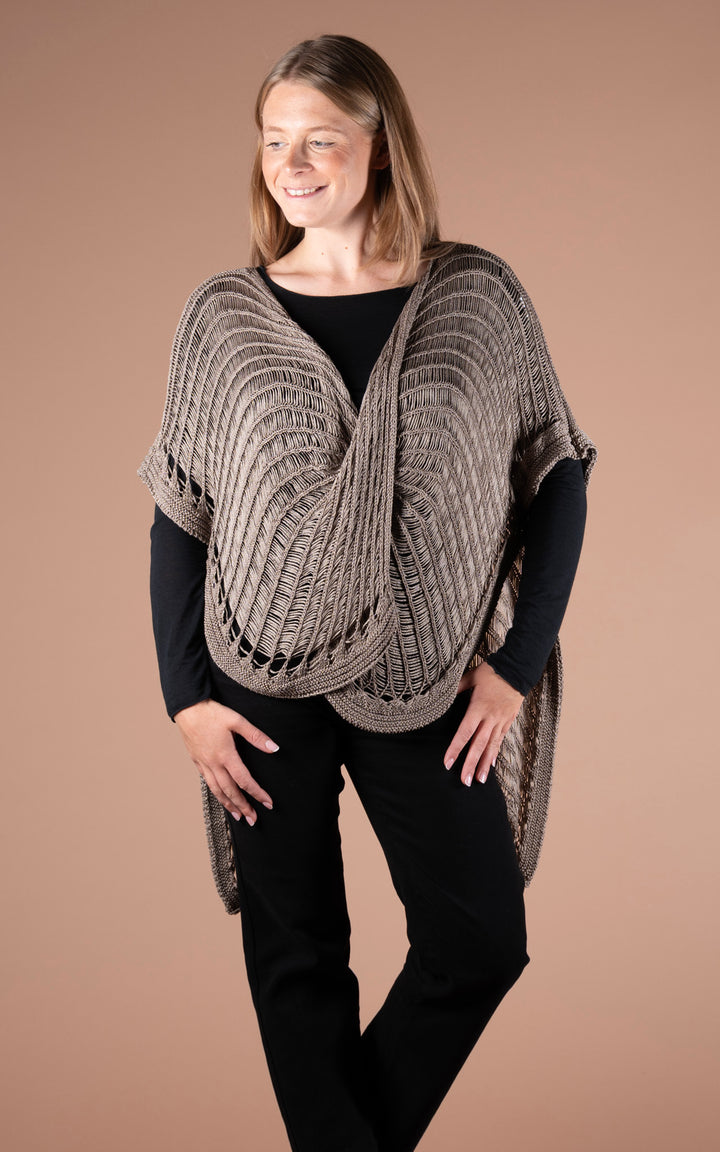 Margot Crochet Top | Taupe