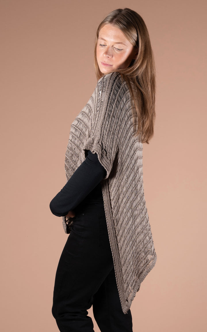 Margot Crochet Top | Taupe