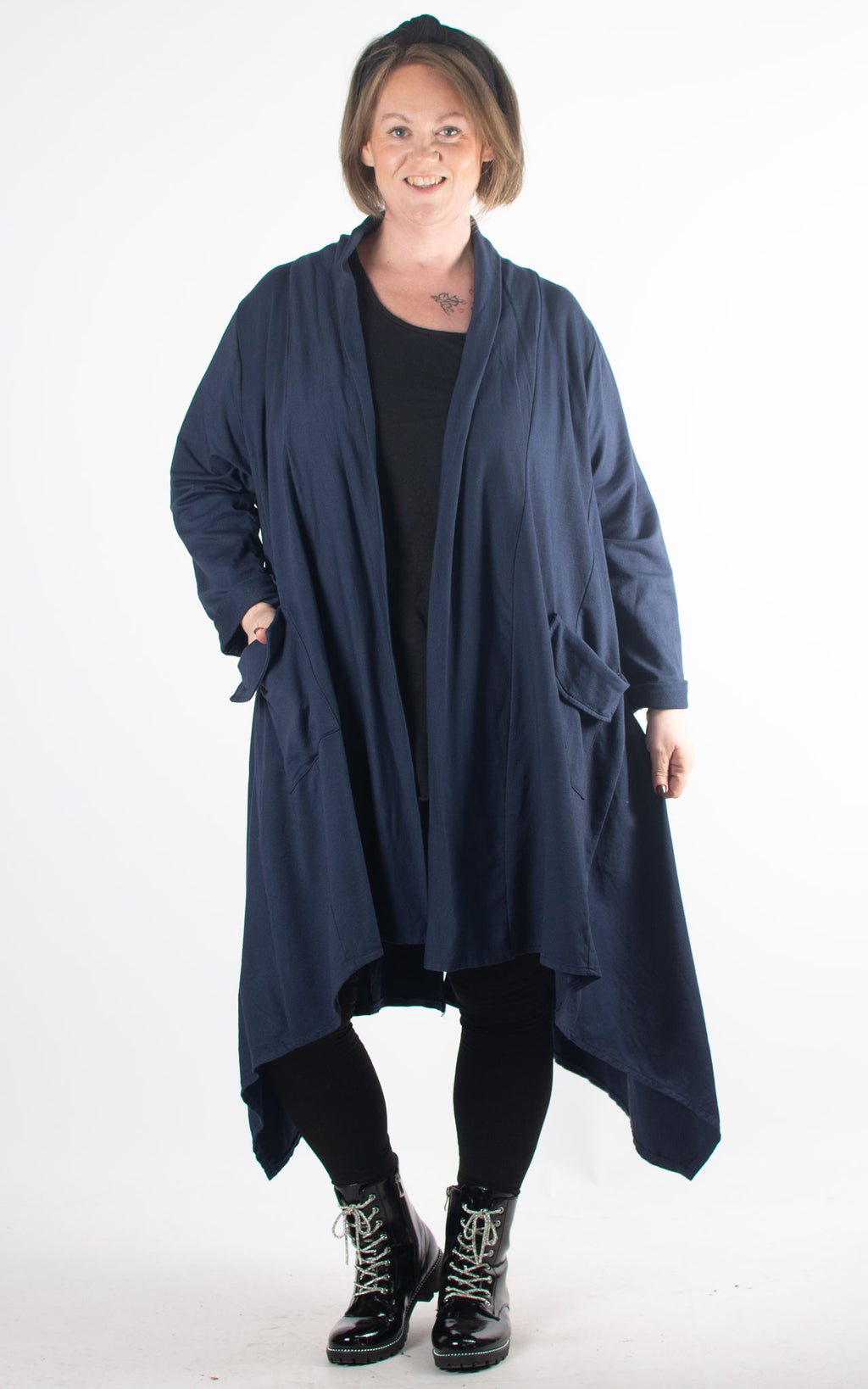 Marilyn Long Cardigan | Navy