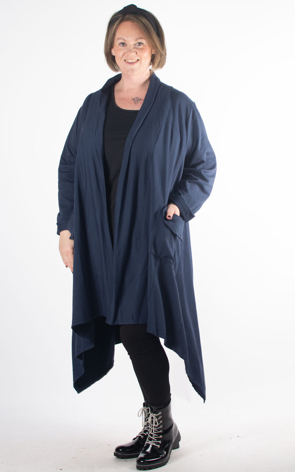 Marilyn Long Cardigan | Navy