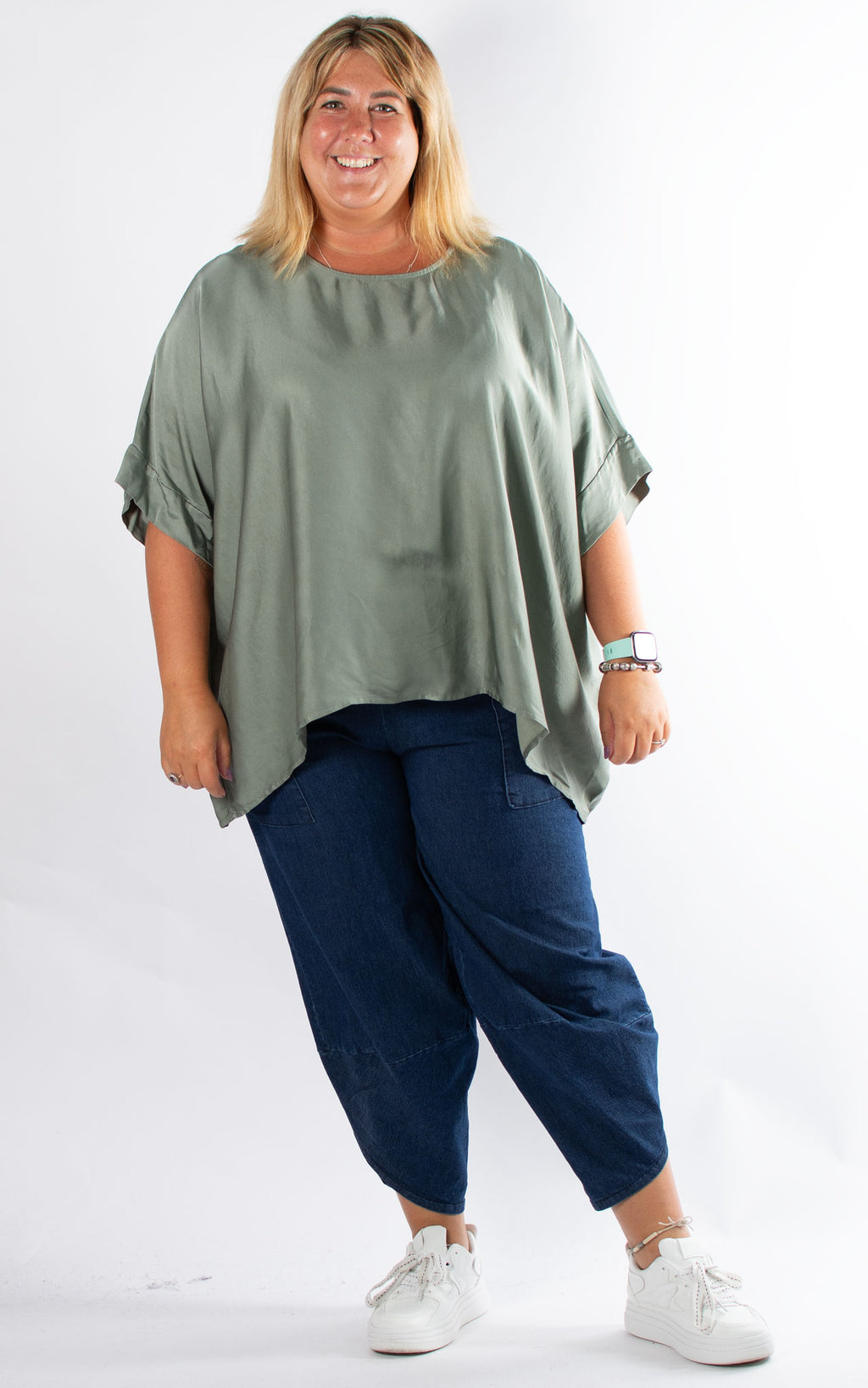 Mei Plain Top | Khaki