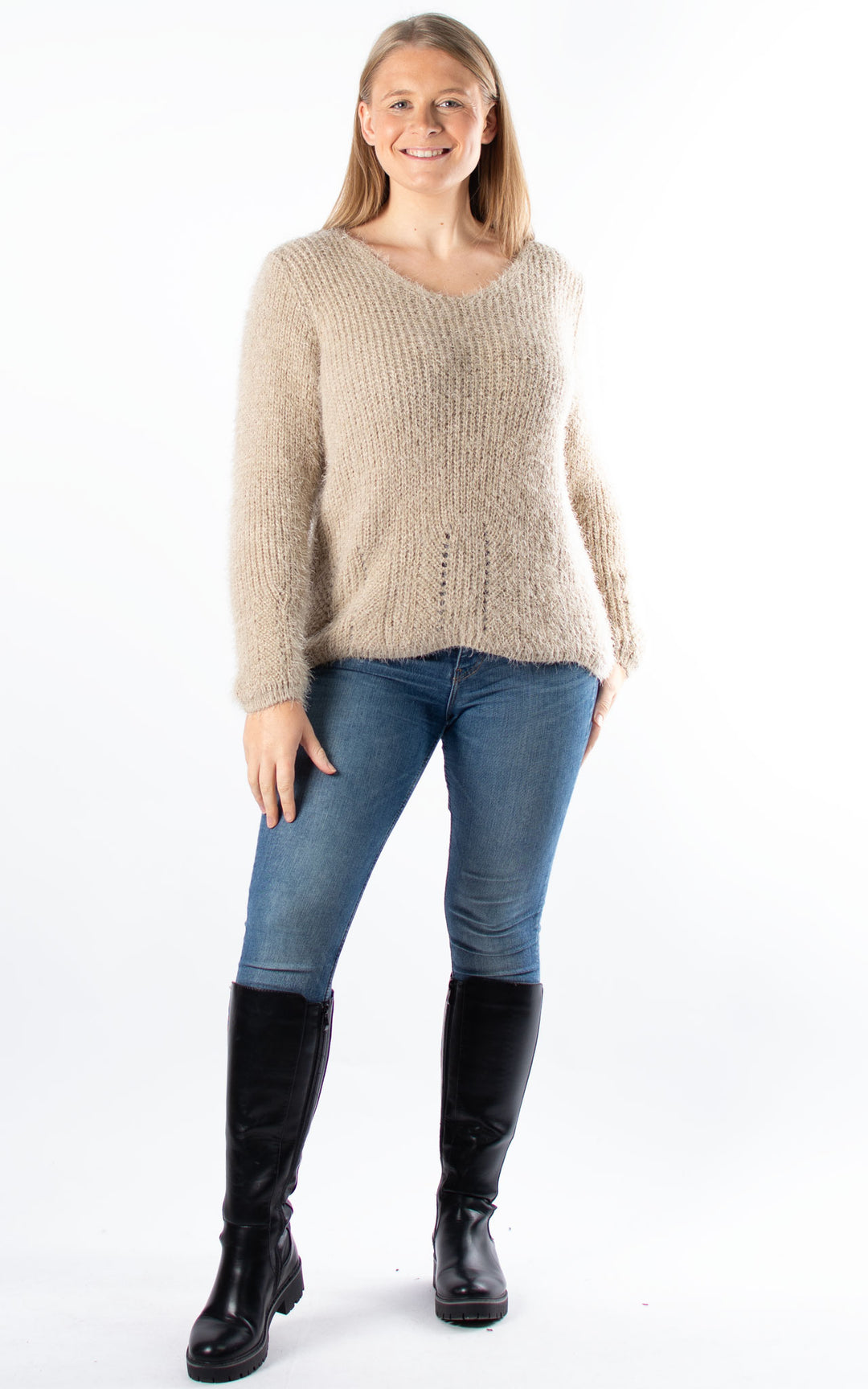 Melanie Jumper | Taupe