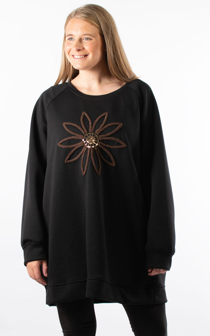 Melissa Tunic Dress | Black