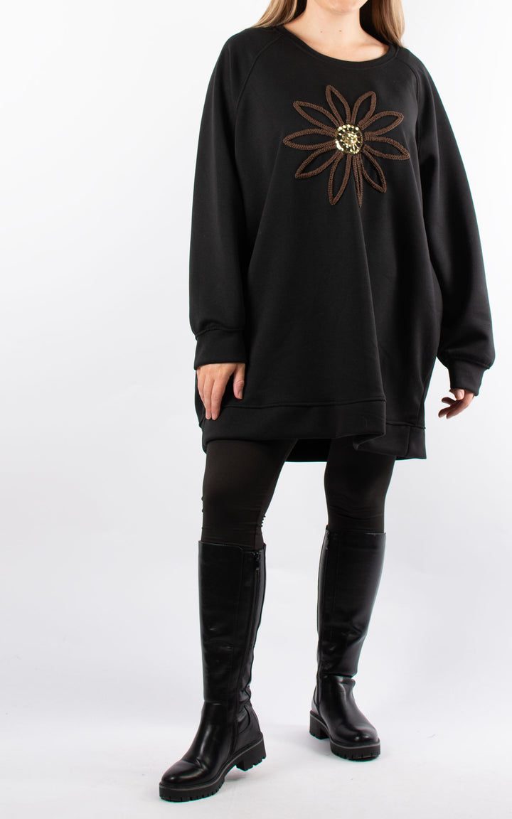 Melissa Tunic Dress | Black