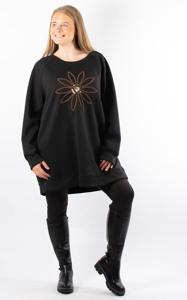 Melissa Tunic Dress | Black