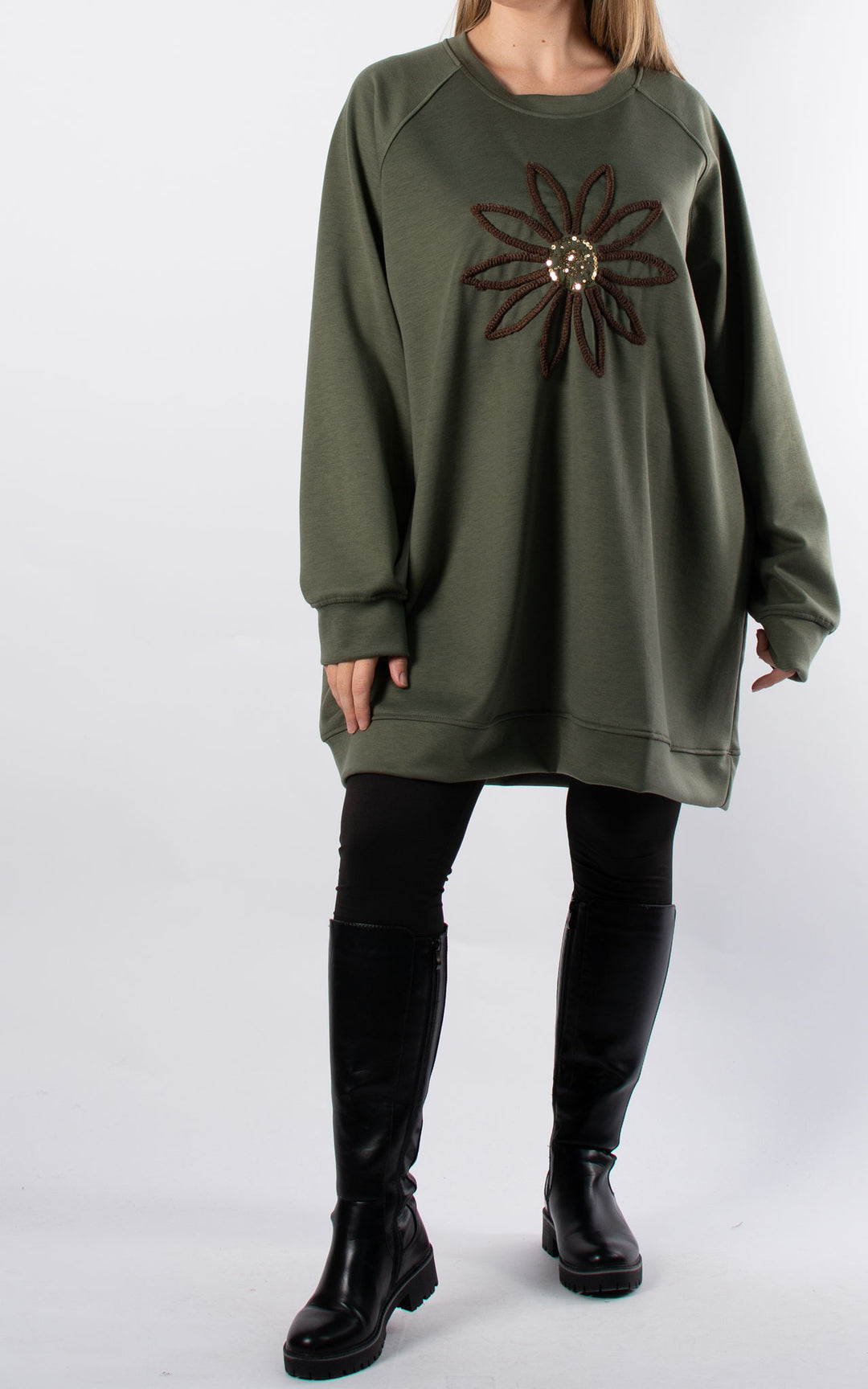 Melissa Tunic Dress | Khaki