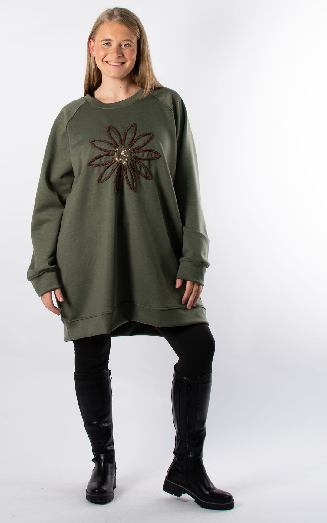 Melissa Tunic Dress | Khaki