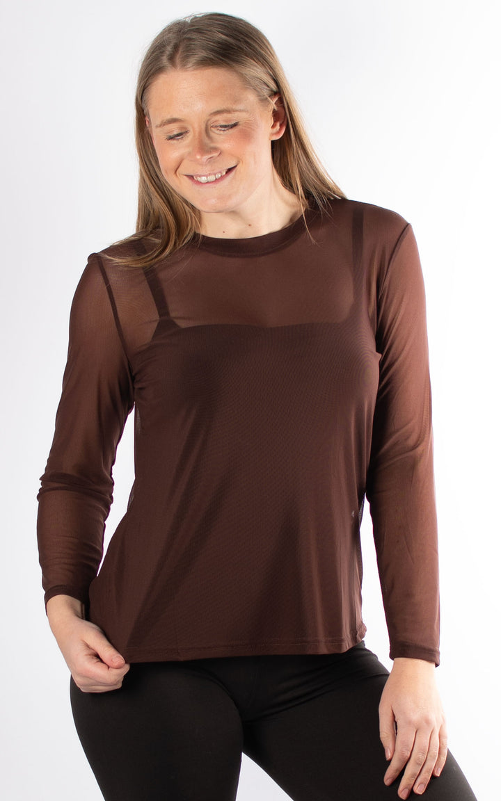 Mesh Top | Chocolate