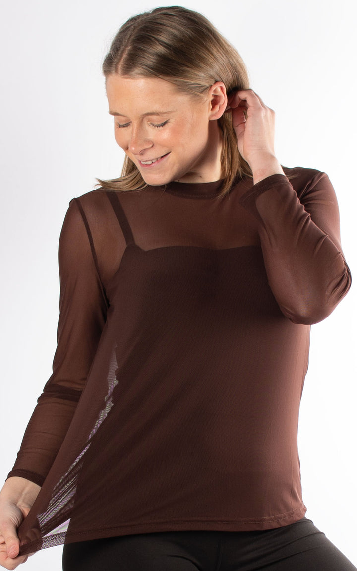 Mesh Top | Chocolate