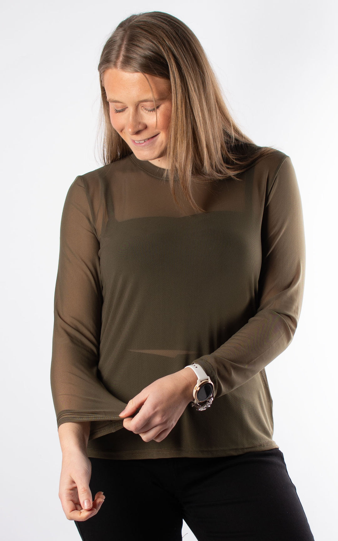 Mesh Top | Khaki