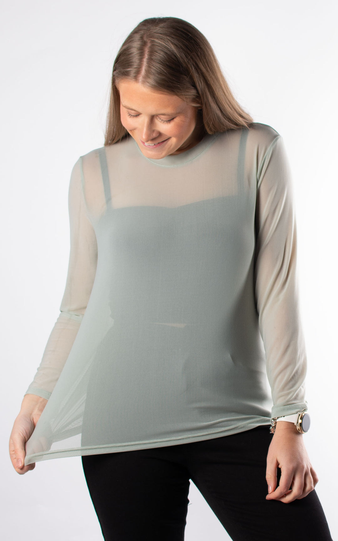 Mesh Top | Sage