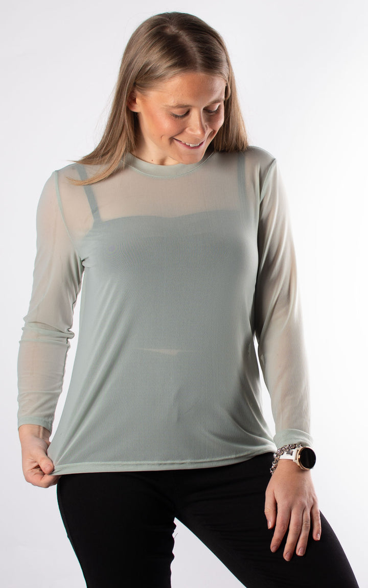 Mesh Top | Sage
