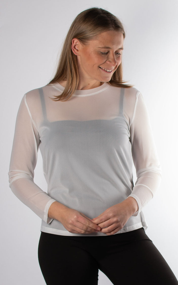 Mesh Top | White