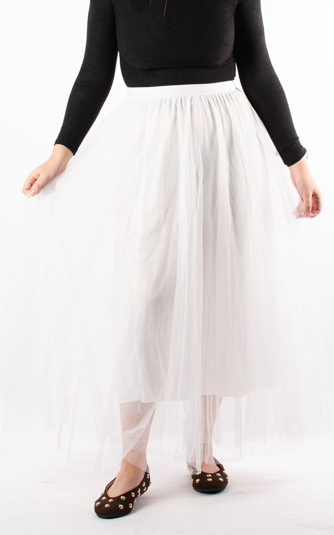 Mesh Tutu Skirt | White