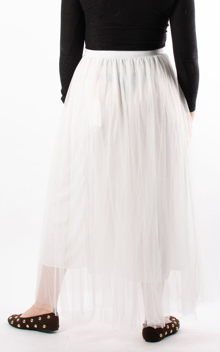 Mesh Tutu Skirt | White
