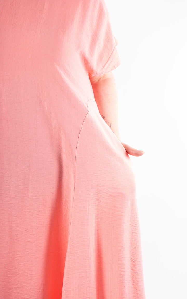 Mia Dress | Coral