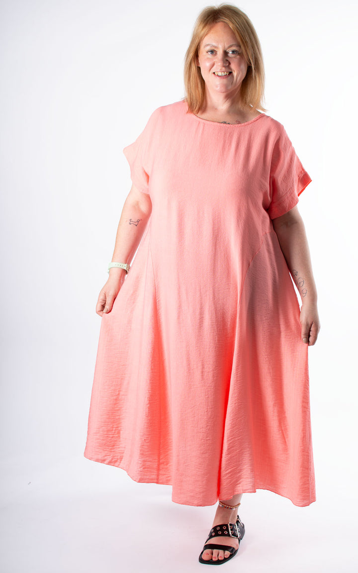 Mia Dress | Coral