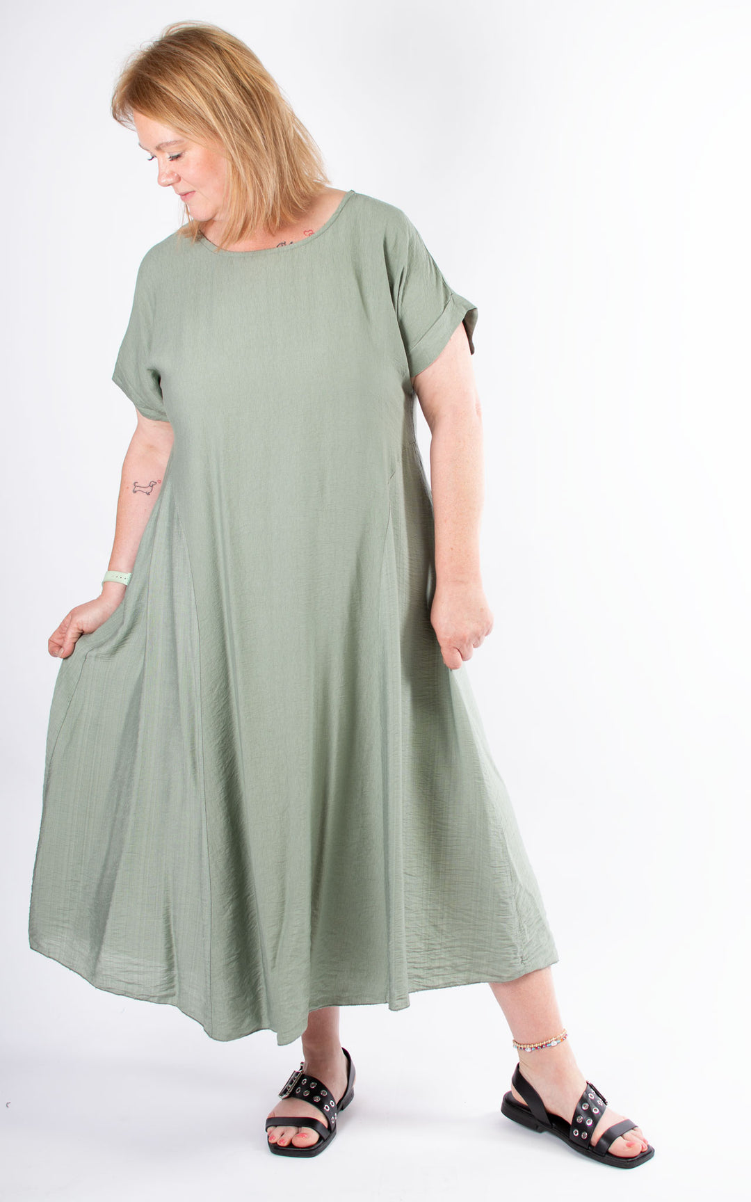 Mia Dress | Khaki