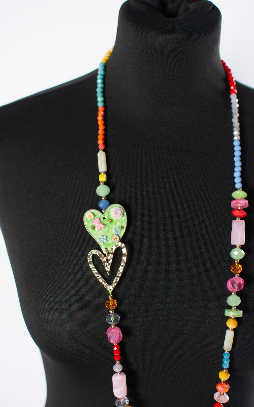 Mia Hearts Necklace | Multicolour