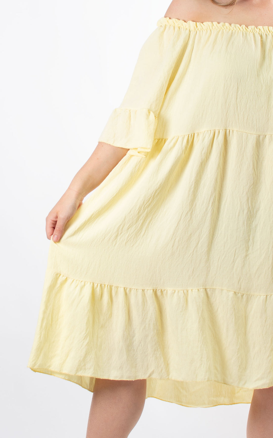Mia Tiered Dress | Yellow