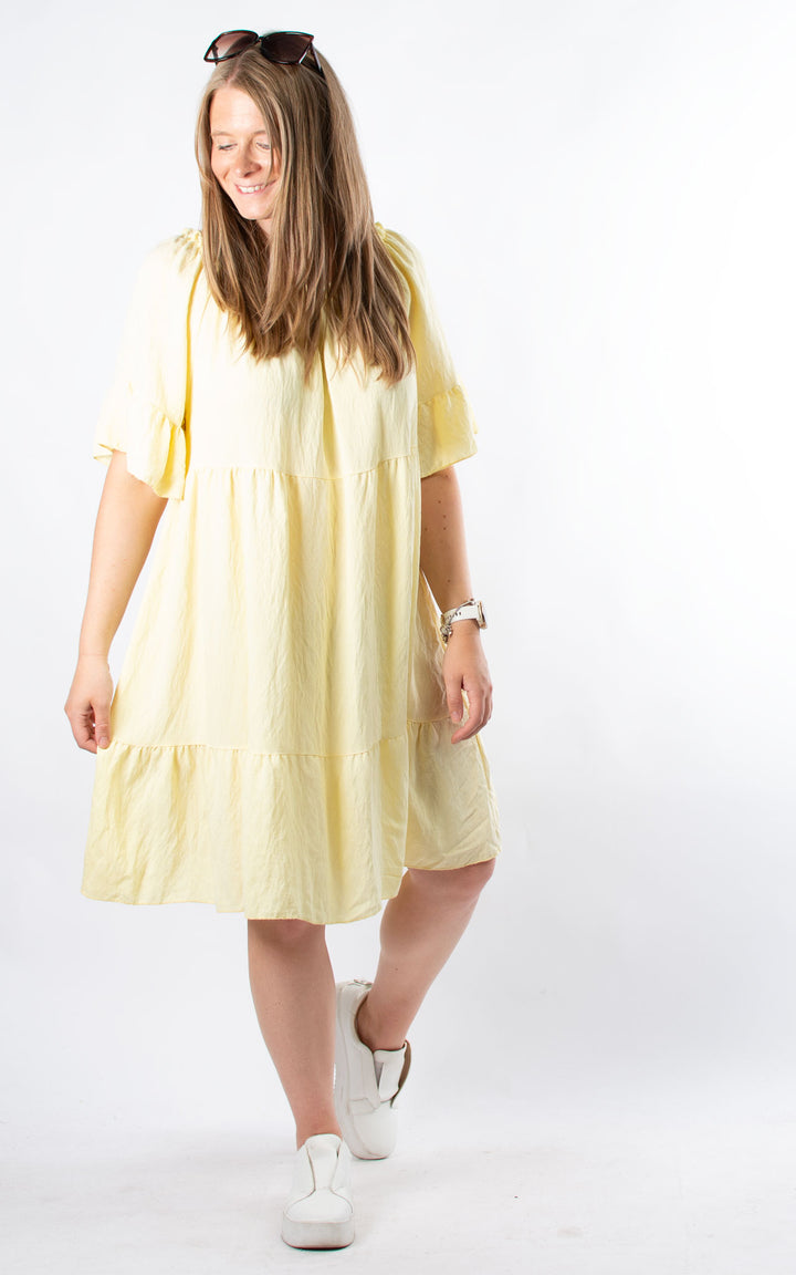 Mia Tiered Dress | Yellow