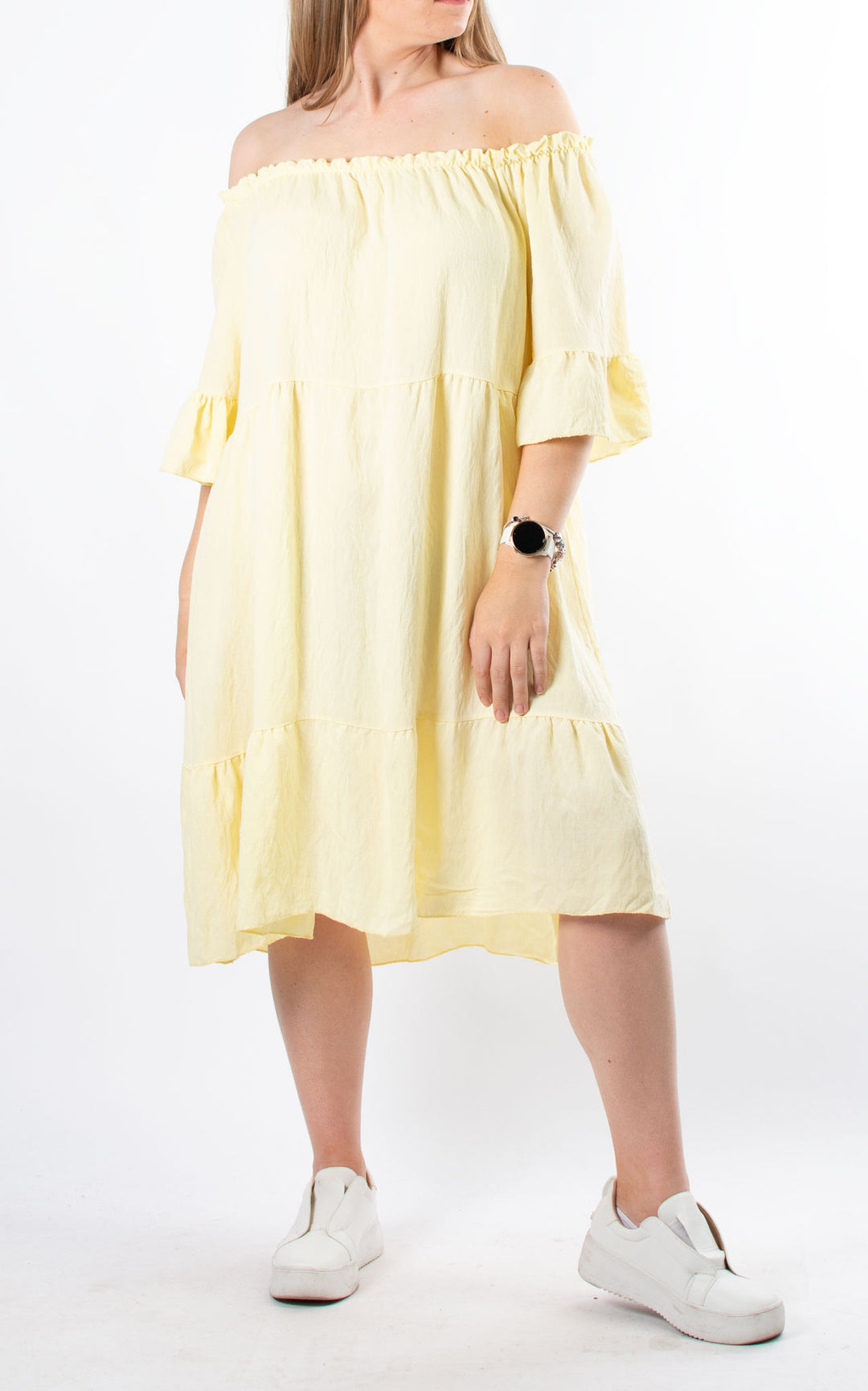 Mia Tiered Dress | Yellow