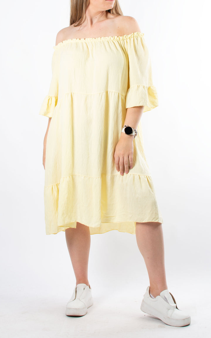 Mia Tiered Dress | Yellow
