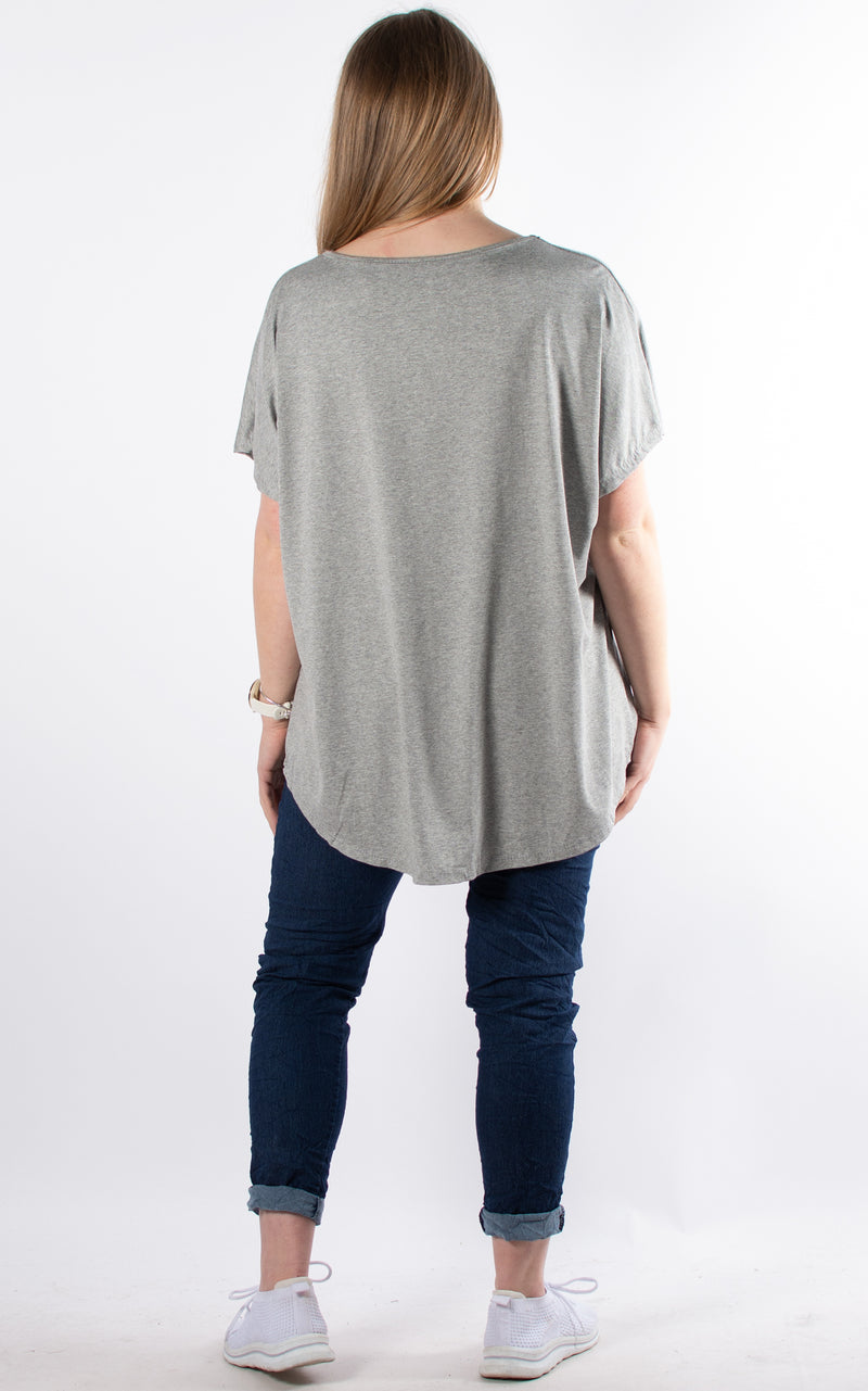 Millie T-Shirt | Light Grey