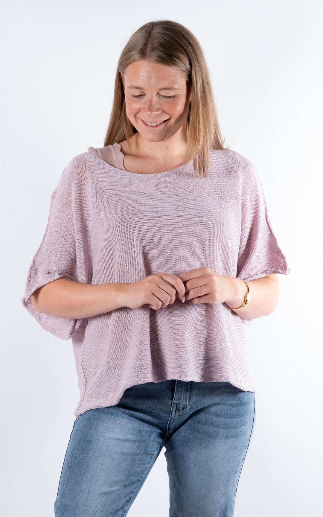 Minnie Cropped Knit | Lilac